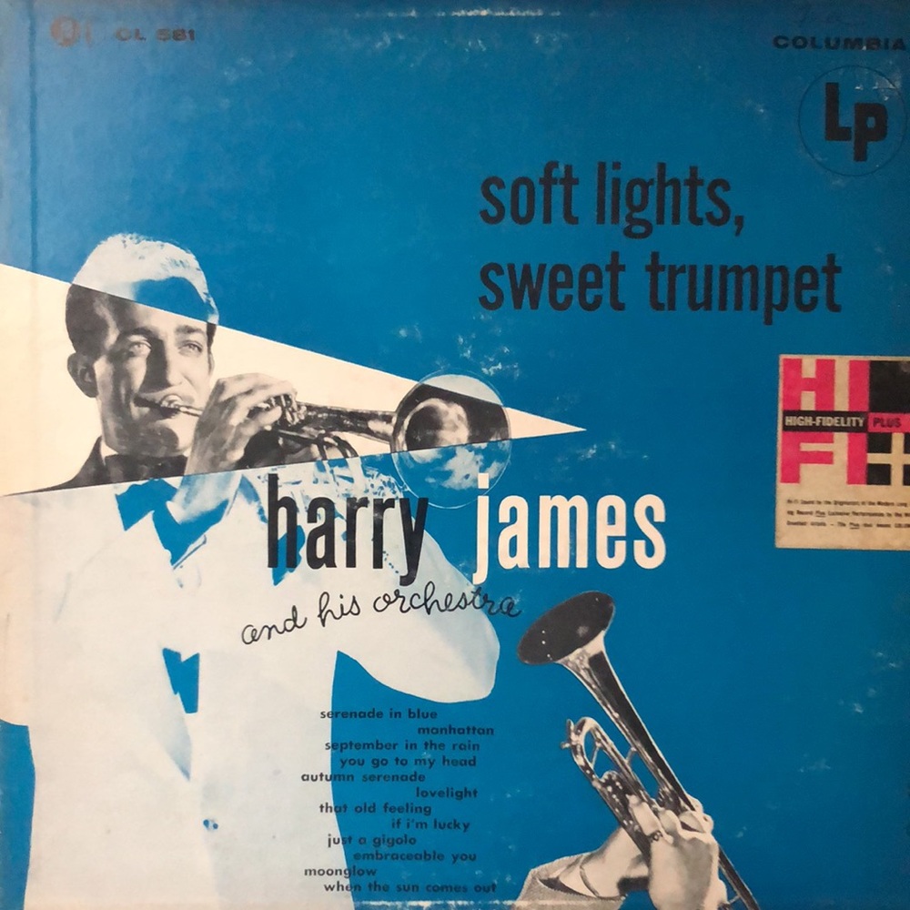 Harry James Soft Lights, Sweet Trumpet Vinyl Lp '54